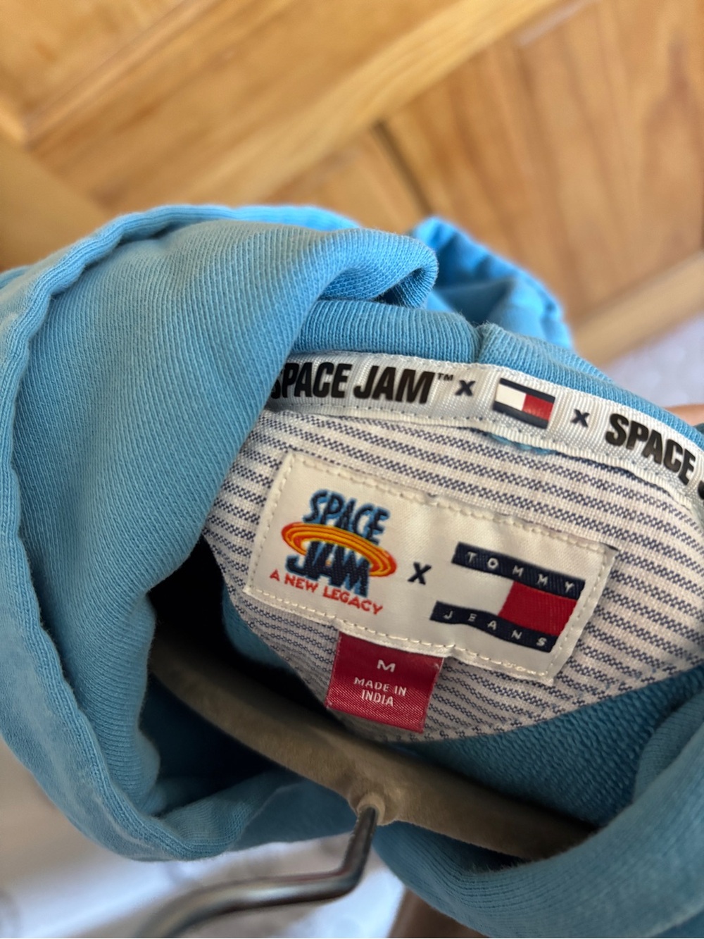 Space Jam X Tommy Hilfiger Blue Hoodie - Picture 4 of 4